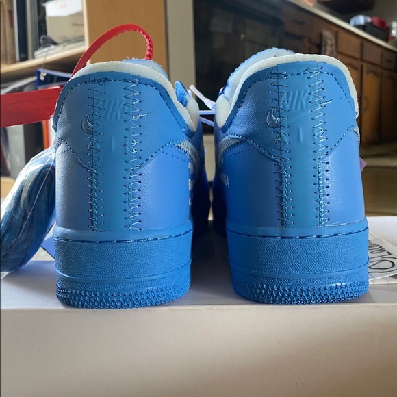 Off white Nike Air Force blue - Picture 3 of 6